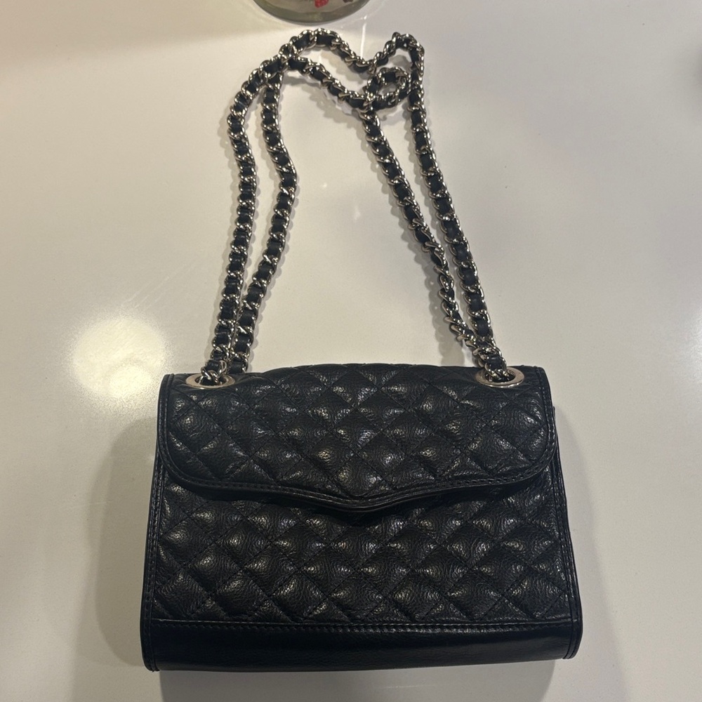 Rebecca Minkoff Black Quilted Shoulder Bag